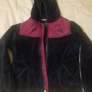 North Face hooded jacket size 7/8